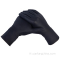 Gants nitriles de nitrile médical sans poudre noir